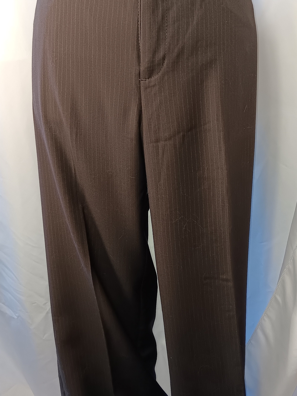 Dockers Women's Brown Pinstripe Trousers
